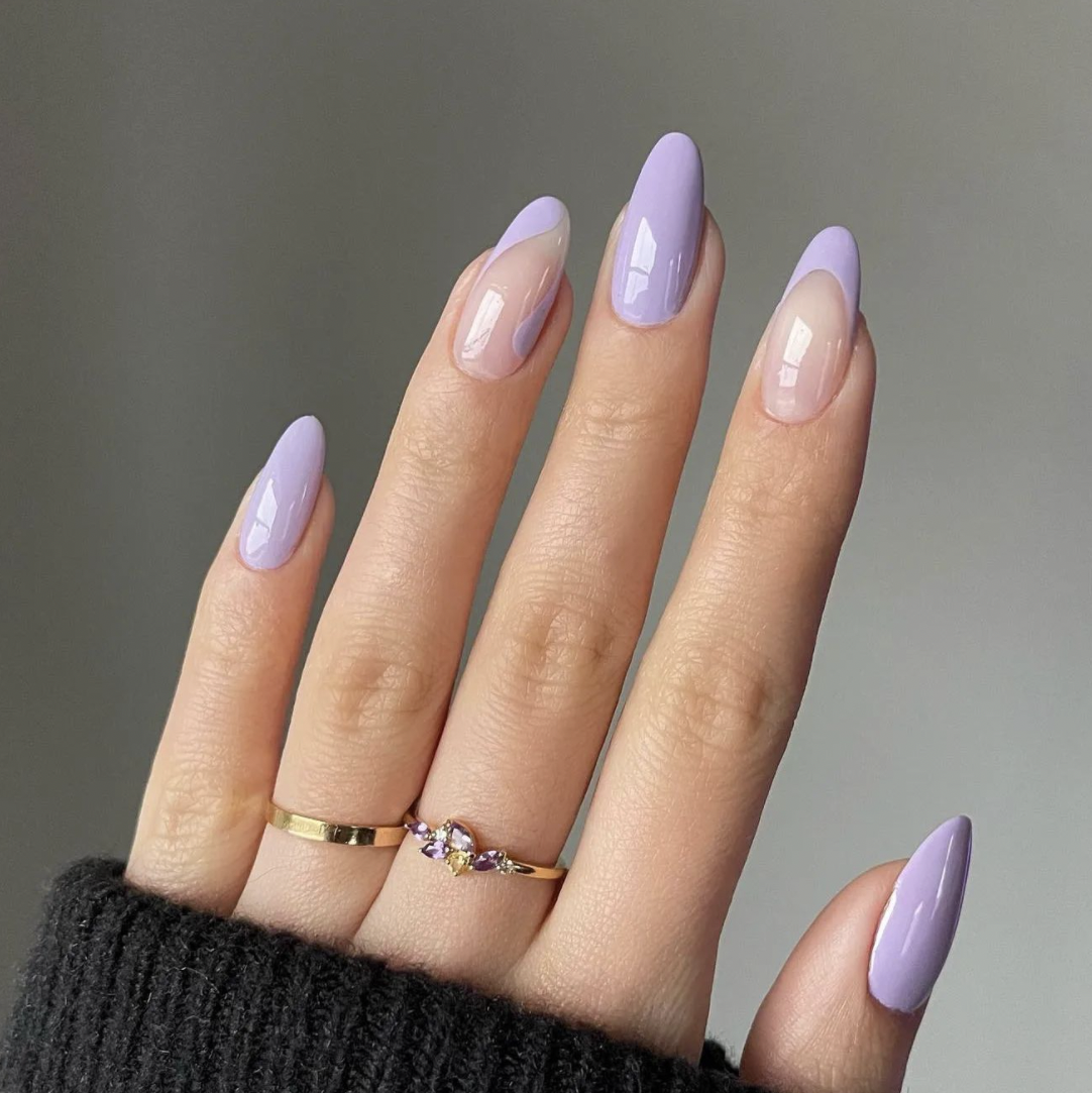 Manicura lila, el color de uñas que querrás llevar en 2022