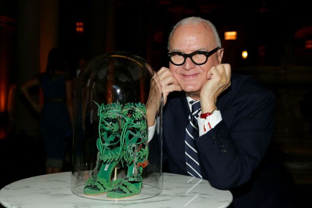 new york, ny   september 14  spanish fashion designer manolo blahnik attends the premiere of 'manolo the boy who made shoes for lizards', hosted by manolo blahnik with the cinema society at the frick collection on september 14, 2017 in new york city  photo by jp yimgetty images