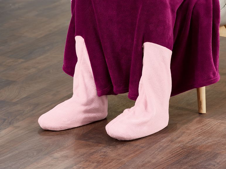 uvas Soltero extraño Lidl tiene a la venta una manta con calcetines - Lidl manta calcetines