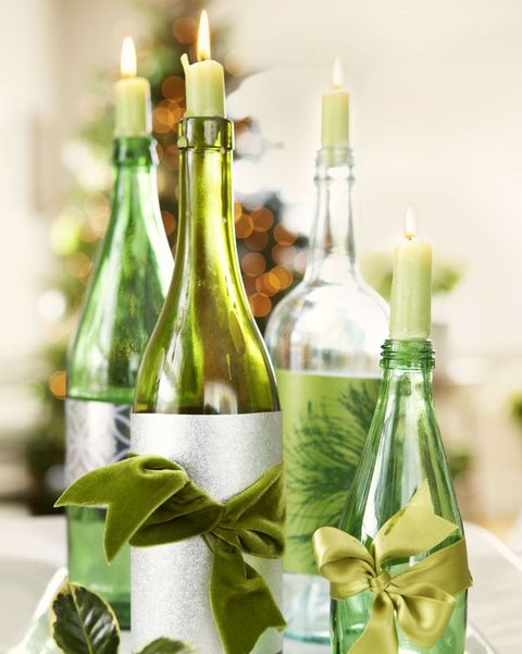 manualidad diy navidad reciclar botella