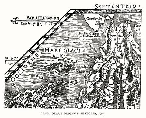 1567 kaart van scandinavië