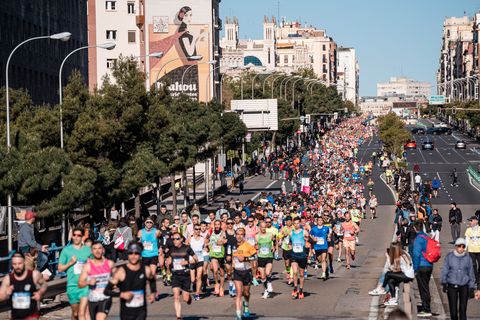 las mejores imágenes del maratón de madrid 2022