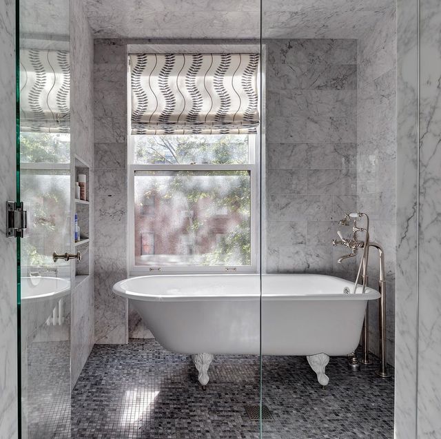 Marble Tile Bathroom Ideas, White Porcelain Tile Bathroom Ideas