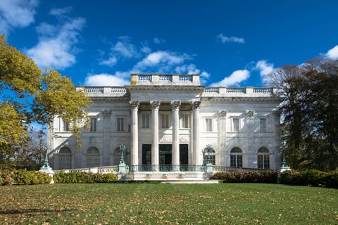 marble house mansion, newport, rhode island, usa