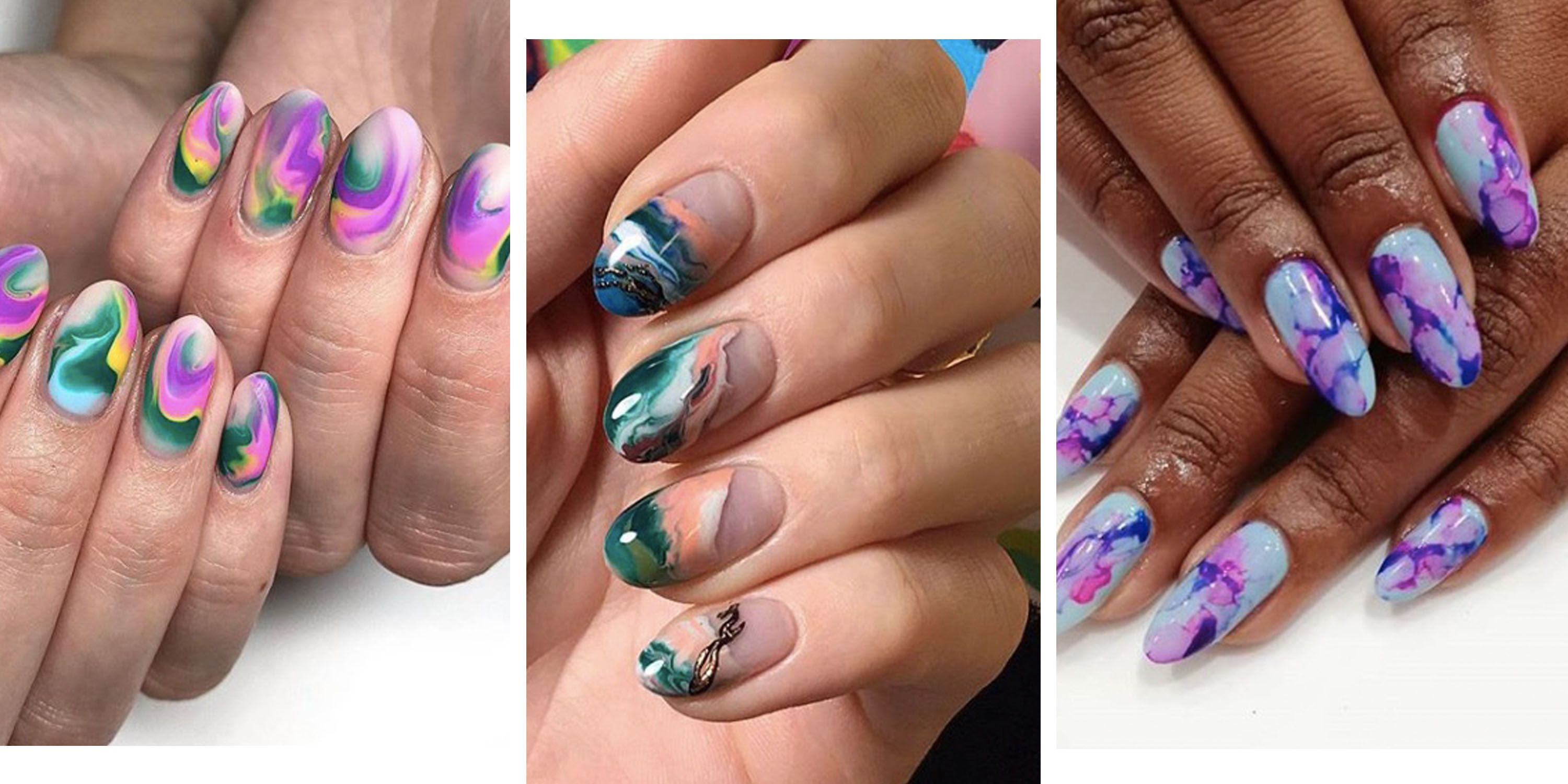 Marble Nails - 15 of Instagram's Most Mesmerising Designs