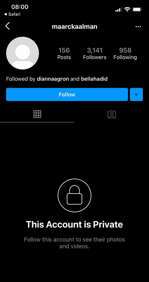 Marc Kalman and Bella Hadid following each other on Instagram marc kalman and bella hadid following each other on instagram