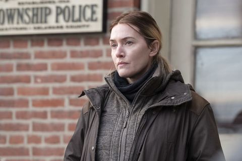 kate winslet as mare sheehan in mare of easttown