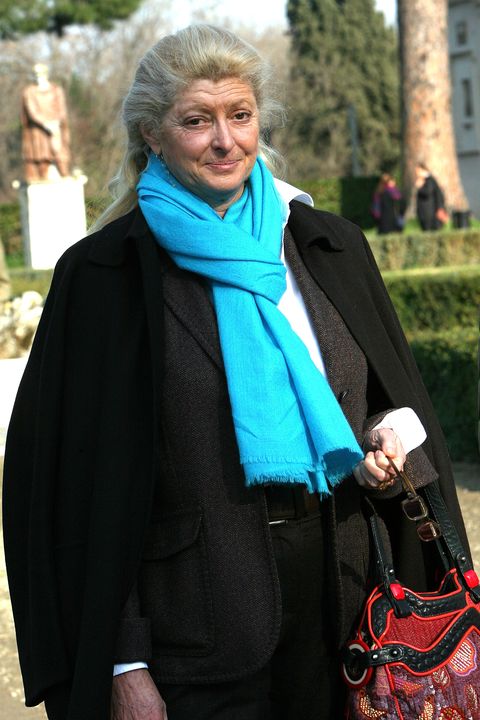 Margherita Agnelli pictured in Rome in 2010
