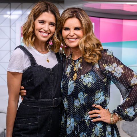 maria shriver children - maria shriver with daughter katherine schwarzenegger on the today show