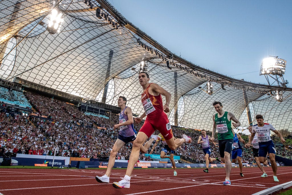 Mariano García, melhor marca espanhola do ano nos 800m