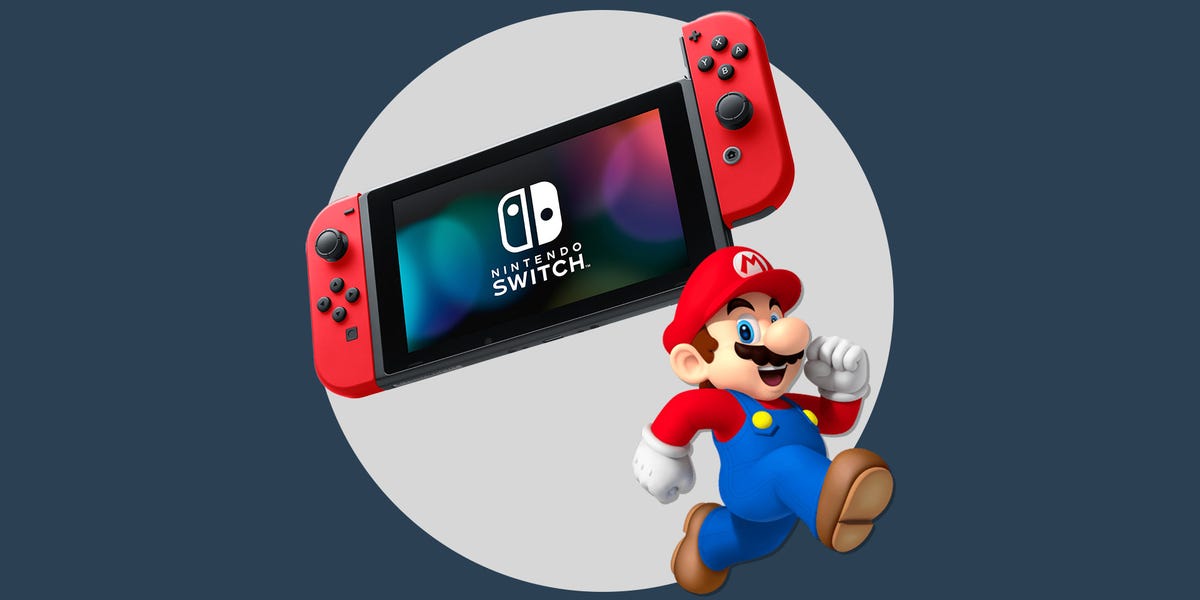 Shop Nintendo Switch Bundle Sale with Red Joy Con, eShop Credit at Walmart