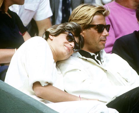 mario oliver jutard y estefanía de mónaco en fotos de archivo cuando eran pareja en 1987