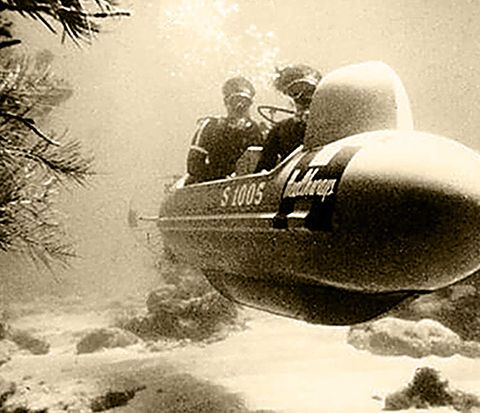 the oss maritime unit from the base at galle, ceylon, used the “sleeping beauty,” a manned submersible of british design