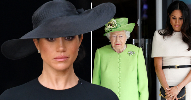 meghan markle queen's funeral earrings gift 2018