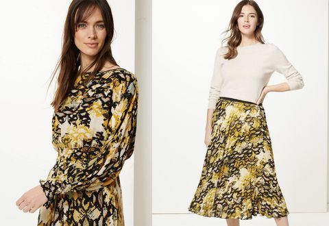 Marks & Spencer animal print dress and skirt