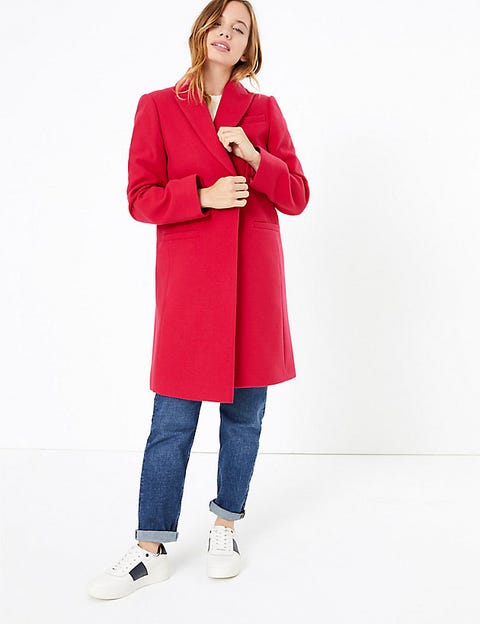 marks and spencer maxi coat