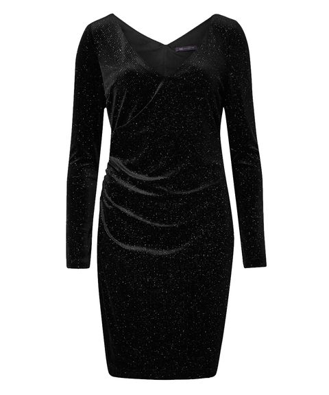 M&S COLLECTION Sparkly Jersey Long Sleeve Bodycon Dress