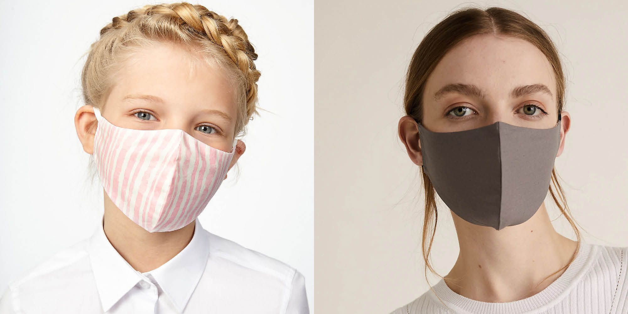 Antibacterial. Brand New M&S 5 Pack Reusable & Adjustable Kids' Face Coverings