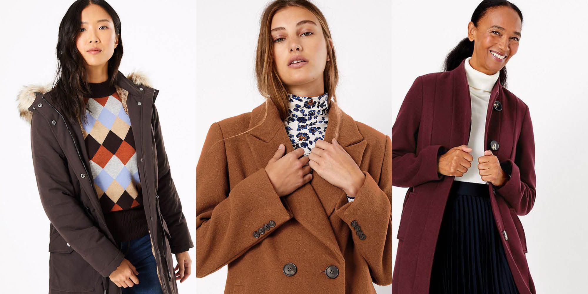 m and s womens coats