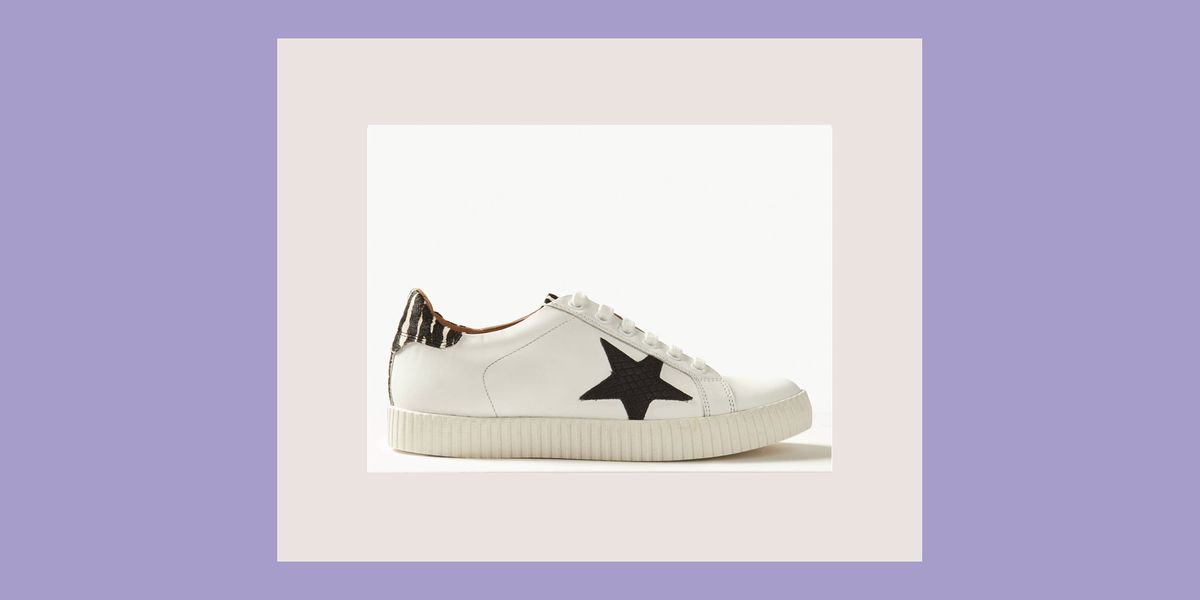 Marks & Spencer white trainers - M&S' sell-out statement trainers are ...
