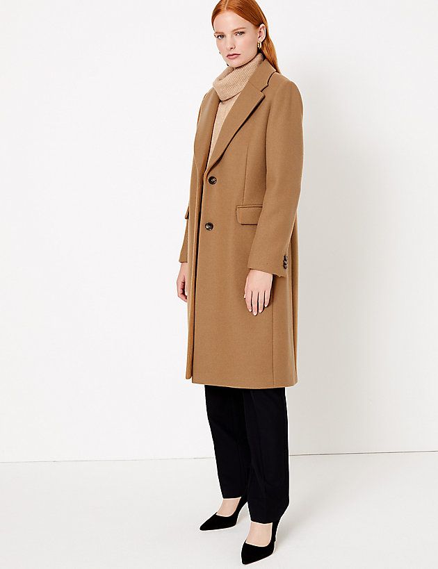 m&s overcoat