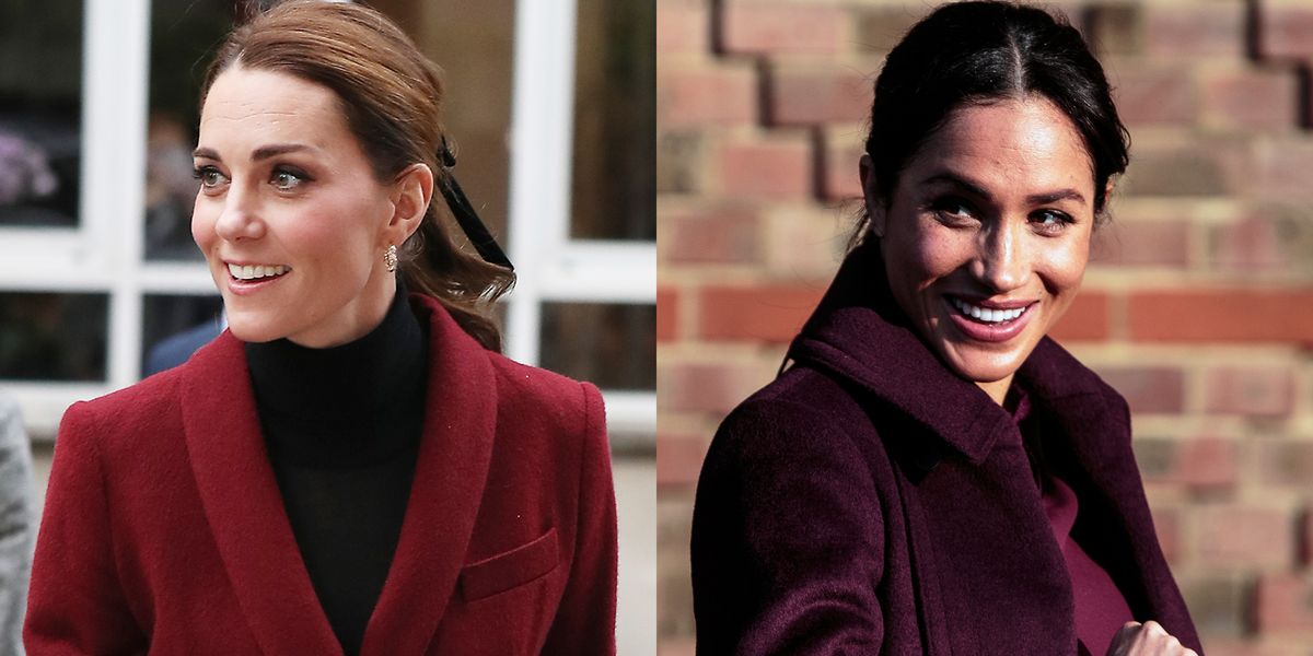 Kate Middleton Rewears a Maroon Skirt Suit for an Unannounced Visit to UCL