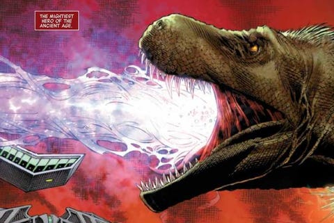 Marvel: su primer superhéroe fue un dinosaurio Marvel: su primer superhéroe fue un dinosaurio