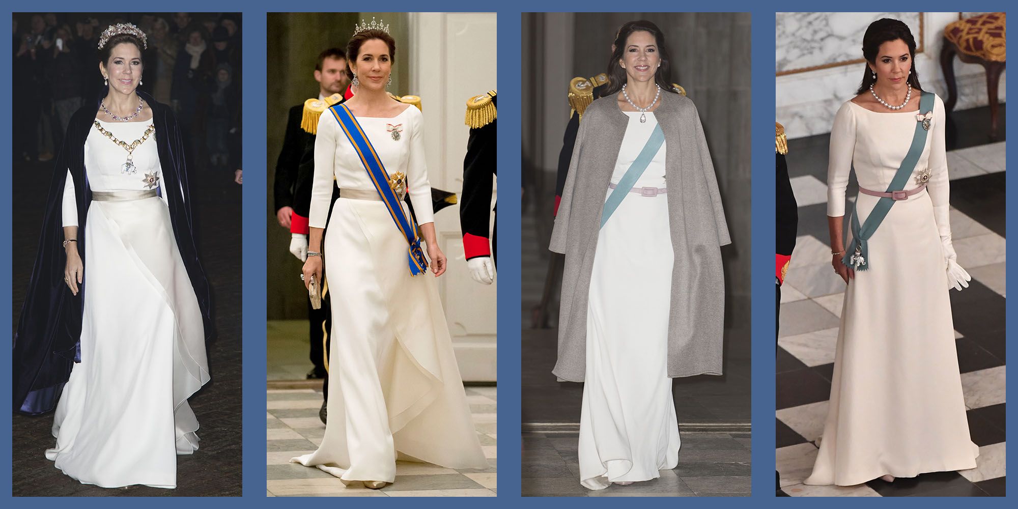 Crown Princess Mary Of Denmark Rewears Birgit Hallstein Gown