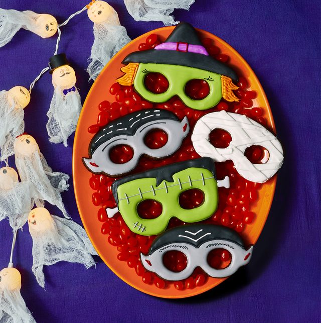 monster mask cookies halloween desserts