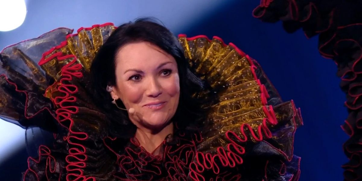 Masked Singers Martine Mccutcheon Shares Video Of Sons Reaction