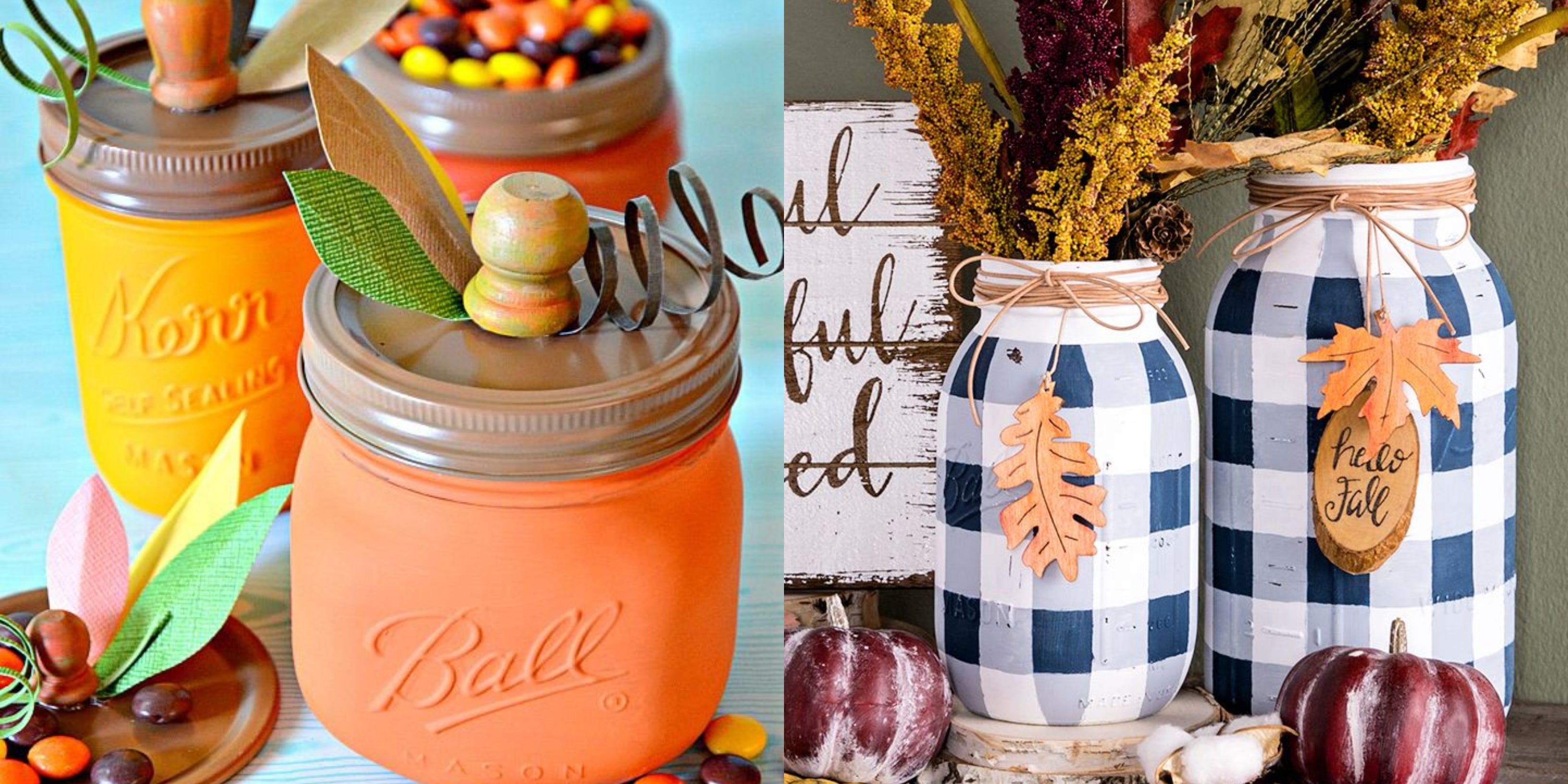 Say hello to the cutest fall crafts you've ever seen. 