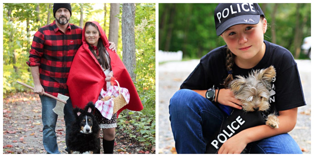 18 Adorable Costumes You Can Wear With Your Dog - Pet Couple Costume Ideas