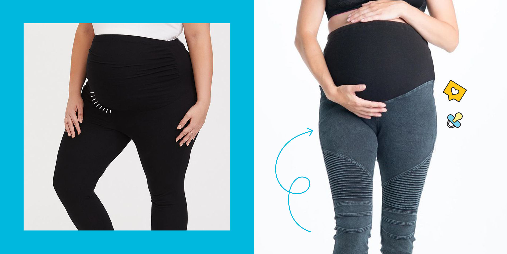 Waist Skinny Pregnancy Yoga Pants Slim Leggings Pregnant Women Maternity Fabric