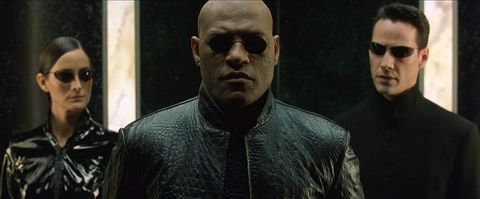 Eyewear, Vision care, Chin, Sunglasses, Cool, Fictional character, Goggles, Leather, Action film, 