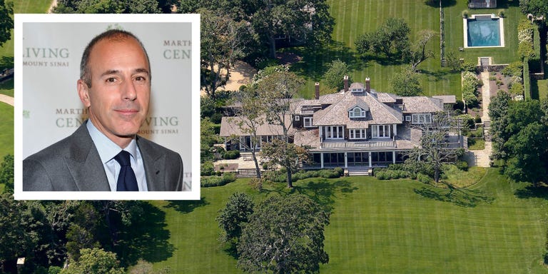 Matt Lauer Hamptons House - See Inside Strongheart Manor, Lauer's Home