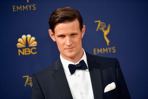 los angeles, ca september 17 matt smith attends the 70th emmy awards at microsoft theater on september 17, 2018 in los angeles, california photo by matt winkelmeyergetty images