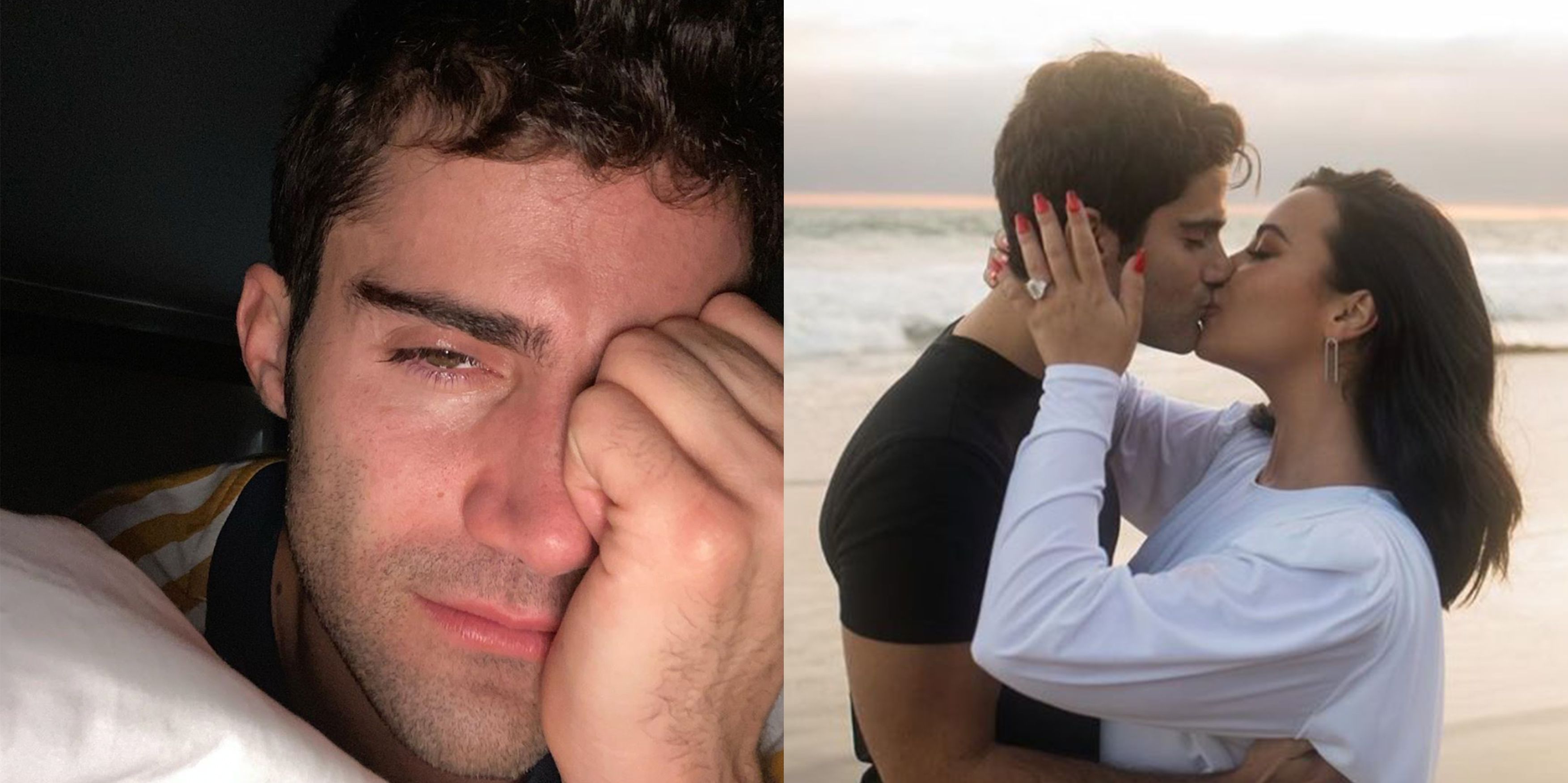 Max Ehrich Was Found Crying On The Beach Where He Proposed To Ex Fiancee Demi Lovato