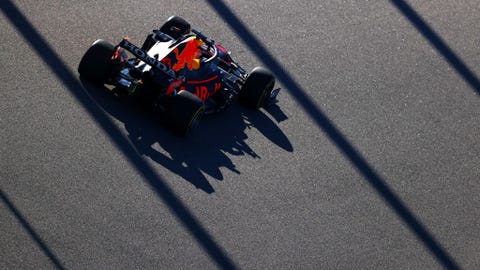 Max Verstappen in Free Practice 2 of the Russian Grand Prix of 2021