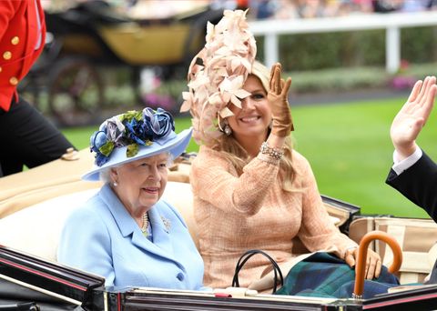 herstel haar Citaat Koningin Máxima ging met haar bos-hoed naar de Royal Ascot 2019 en heel  Engeland is onder de indruk
