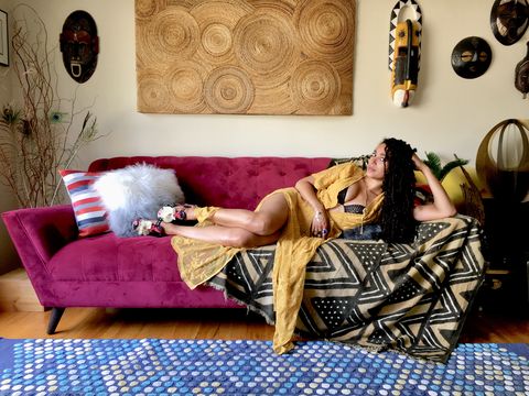 Detroit singer Mayaeni in The Couch Beautiful series