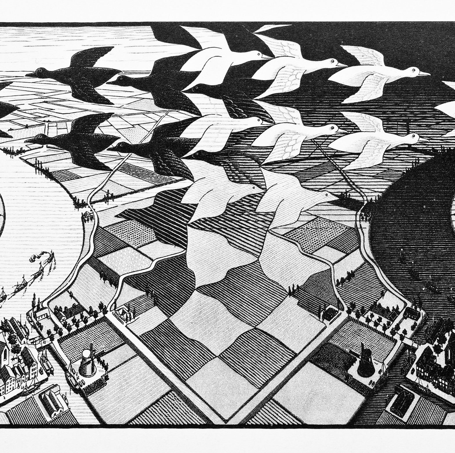 How M.C. Escher Created His Famous Geometric Artwork Without Any Formal Math Training