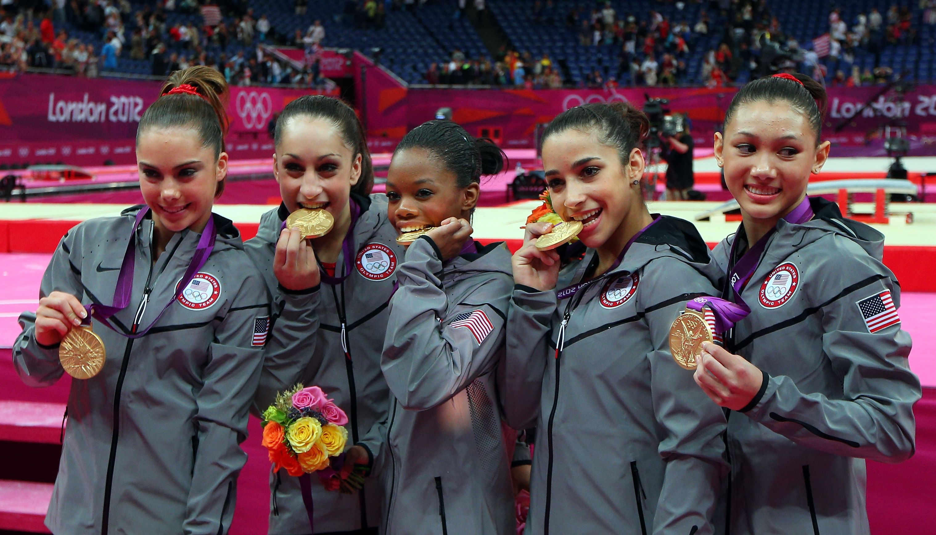 Olympic Gymnasts Then And Now