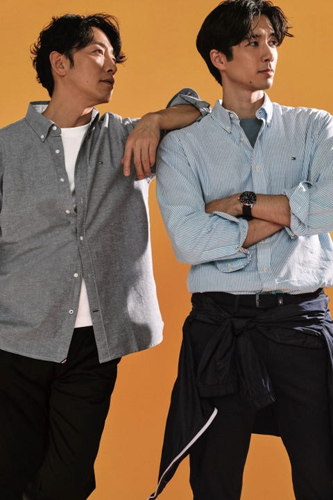TOMMY HILFIGER 大人の遊びにちょうどいい定番服 TOMMY S 白 シャツ