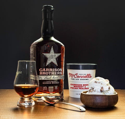 ice cream and whiskey