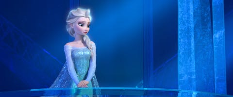FROZEN, Elsa (voice: Idina Menzel), 2013. ©Walt Disney Pictures/courtesy Everett Collection FROZEN, Elsa (voice: Idina Menzel), 2013. ©Walt Disney Pictures/courtesy Everett Collection
