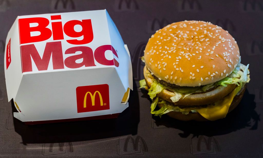how much does a big mac cost in oregon