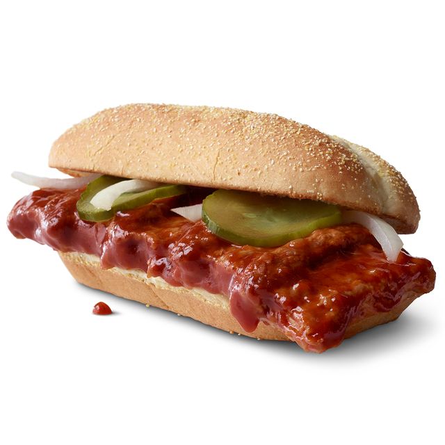 McDonald’s Is Bringing Back the McRib Sandwich Nationwide