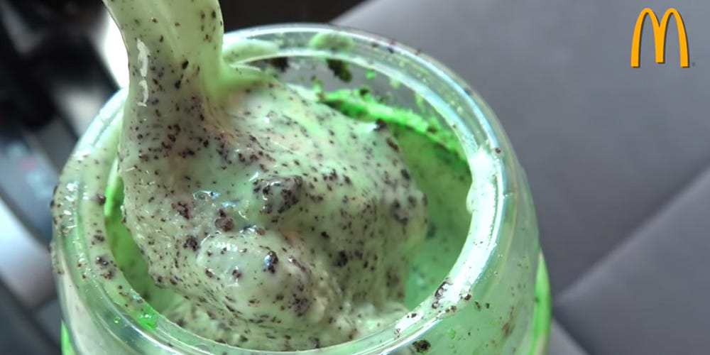 mint mcflurry around st patricks day