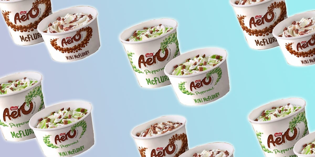 McDonald's Aero and mint Aero McFlurry ice creams are finally coming back