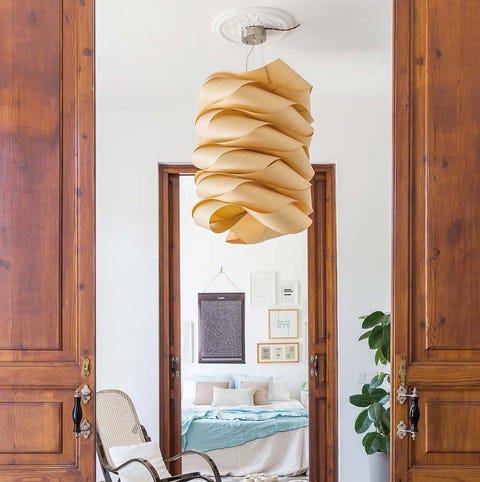 Lámpara de madera